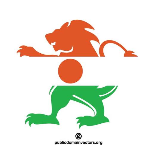 Nigers flagga crest