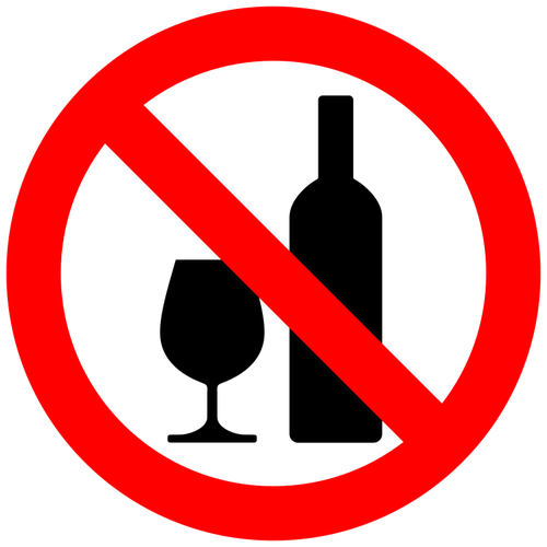 Drink geen alcohol