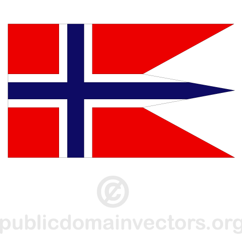 Drapelul de vector NorvegianÄƒ de stat