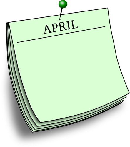 Maandelijkse nota - April