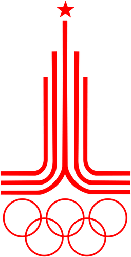 OS 1980 vektor bild
