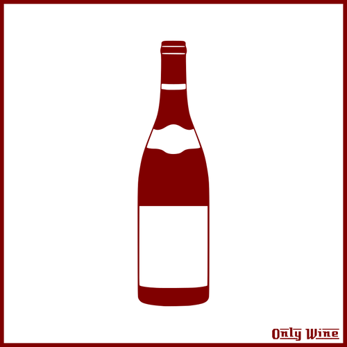 Bottiglia di vino rosso