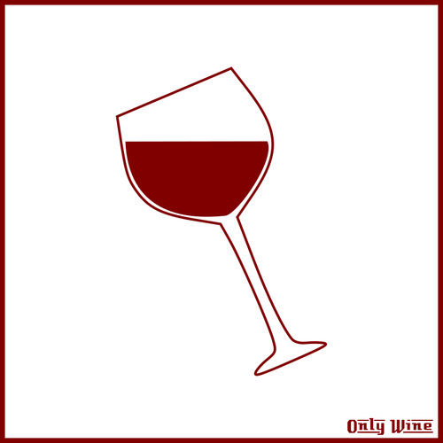Vidrio de vino rojo imagen