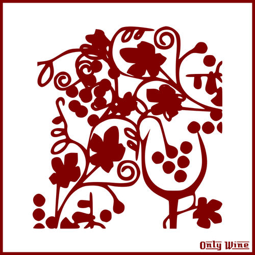 Rode wijn-symbool
