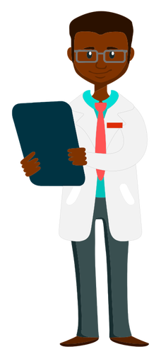 Afrikanischen Arzt