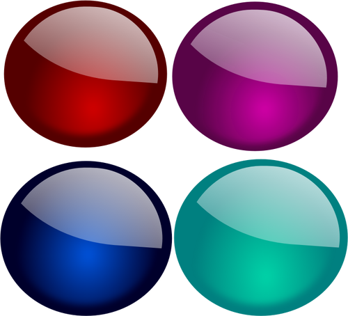 Vektor illustration av glÃ¤nsande cirklar