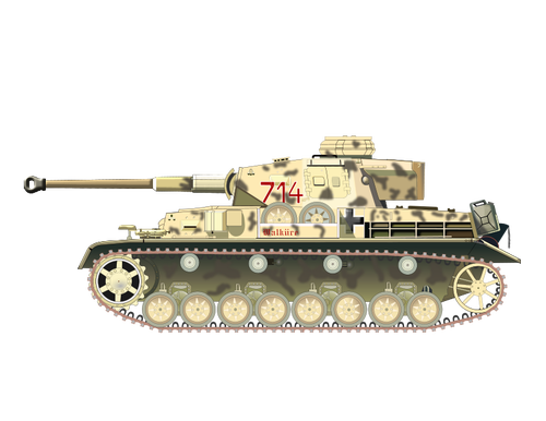 Tyske militÃ¦re tank vektor