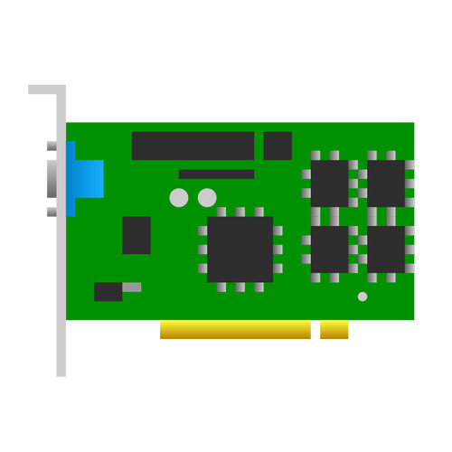 Symbol wektor wideo karty PCI