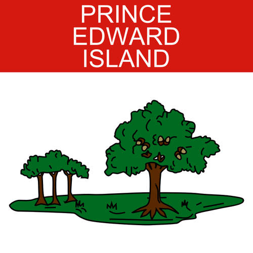 Imagem de vetor do sÃ­mbolo de Prince Edward Island