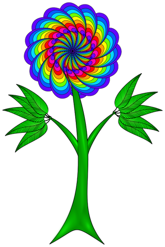 Bunten paisley flower