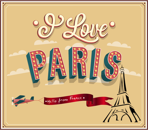 Paris-Reise-Plakat