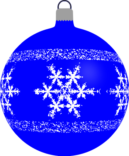 Bola de Ã¡rvore de Natal azul