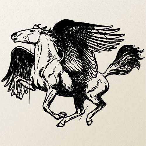 Pegasus szkicu