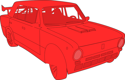 Grafika wektorowa samochodu Åada