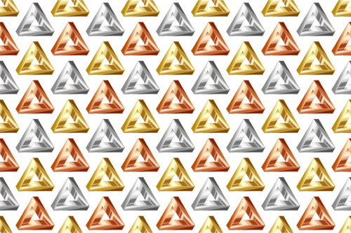 Glanzende naadloze driehoeken