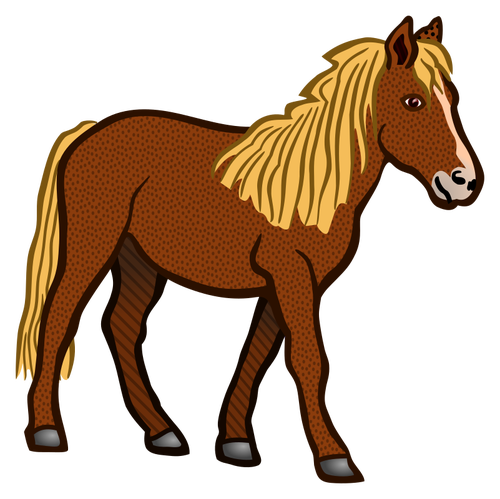 Cavalo colorido