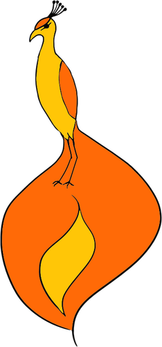 Phoenix bird vector afbeelding