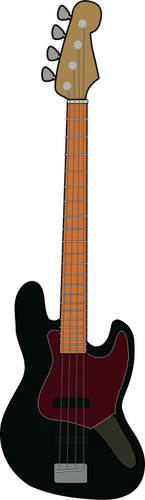 Bassgitar vector illustrasjon