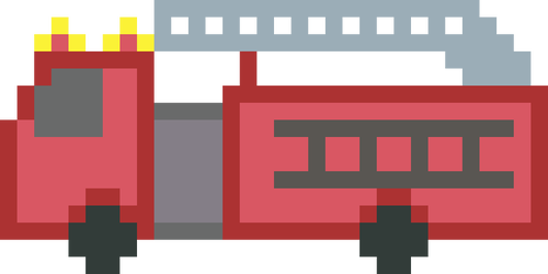Pixel brandbil