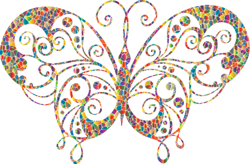 Culoare fluture decorativ