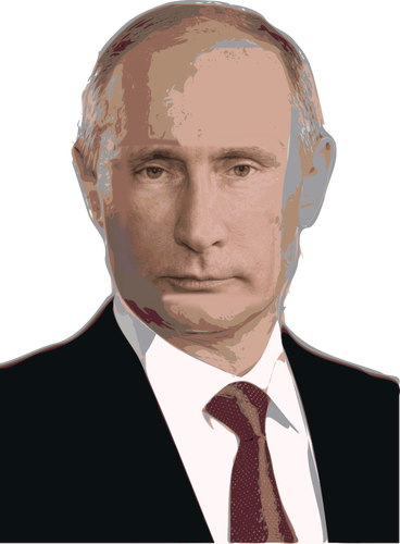 Vladimir Putin-PortrÃ¤t-Vektor-Bild