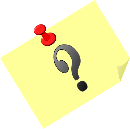 Question mark vector image