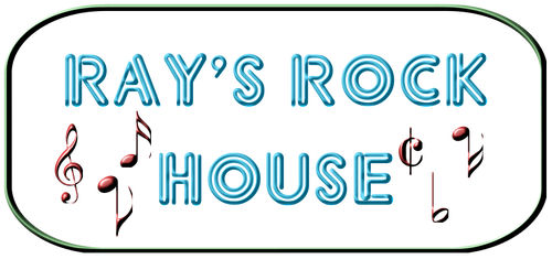Rock House au nÃ©on de Ray vector image
