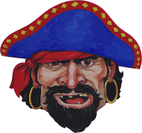 Realistische piraat illustratie