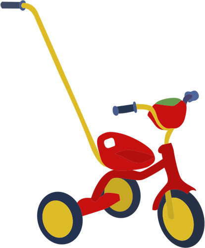 Red tricycle