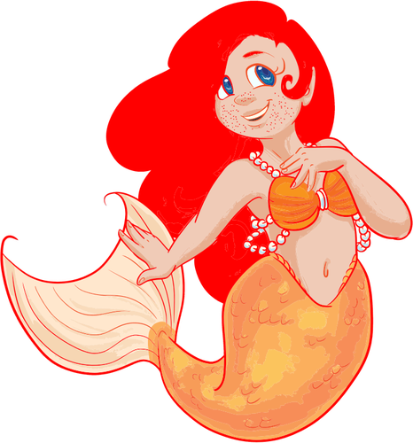 RÃ¸dhÃ¥rete mermaid