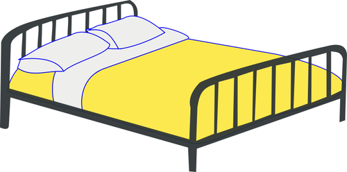 Doppelbett-Bild