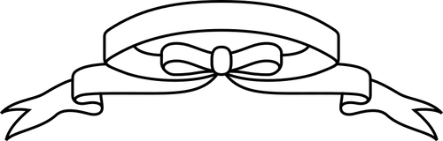 Image de silhouette de ruban