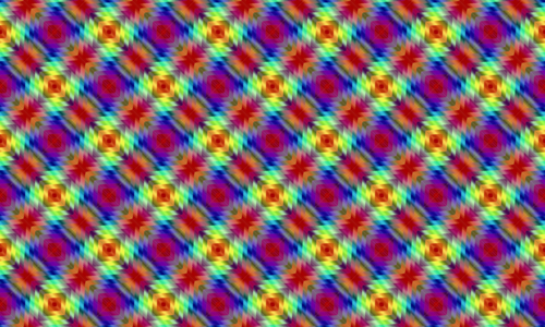 Ribbon pattern in many colors