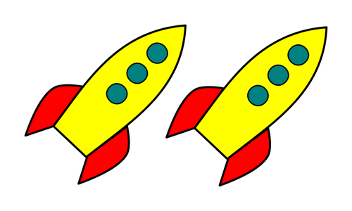 Twee raketten