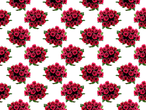 Roses pattern vector image