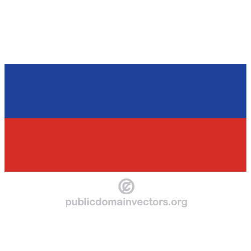 Russian vector flag