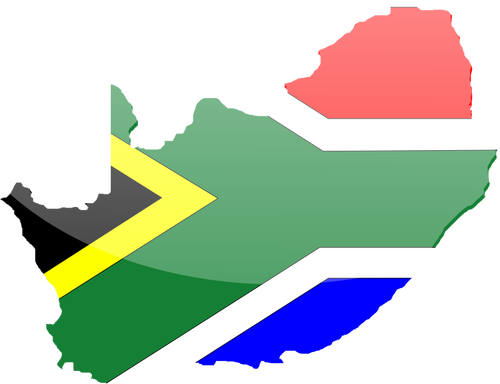 VektÃ¶r grafikleri, Ã¼lkenin GÃ¼ney Afrika bayrak ÅŸekil