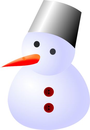 Snowman vector drawing