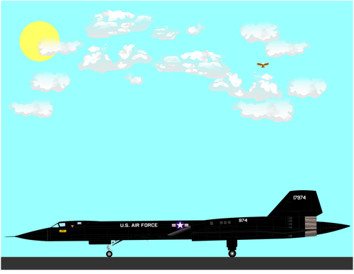 SR-71A fly