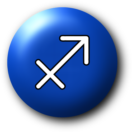 Blaue SchÃ¼tze-symbol