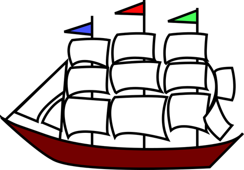 Simbolul roÅŸu cu barca