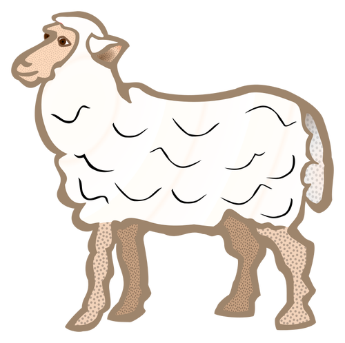 Cartoon sheep