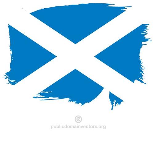 Dicat bendera Skotlandia