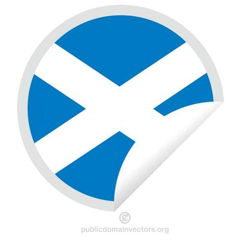 SkotskÃ© vlajky nÃ¡lepka