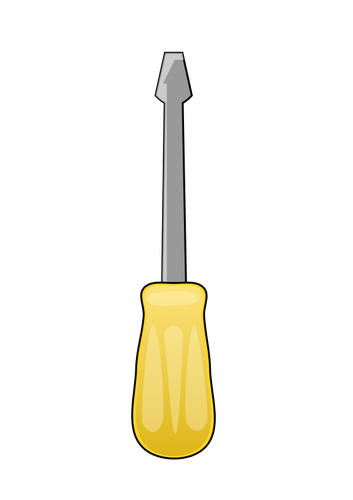 Yellow screwdriver