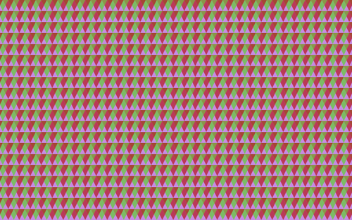 gekleurde driehoek patroon