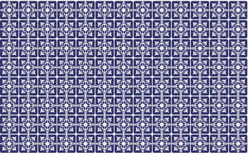 Seamless ink blue pattern