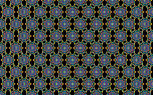Black and colorful pattern