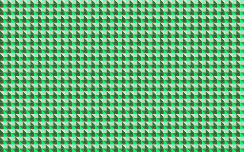 Groene driehoekige patroon