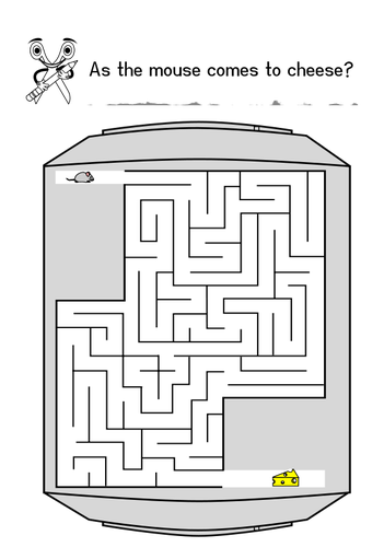 Labyrint fÃ¶r barn vektor illustration